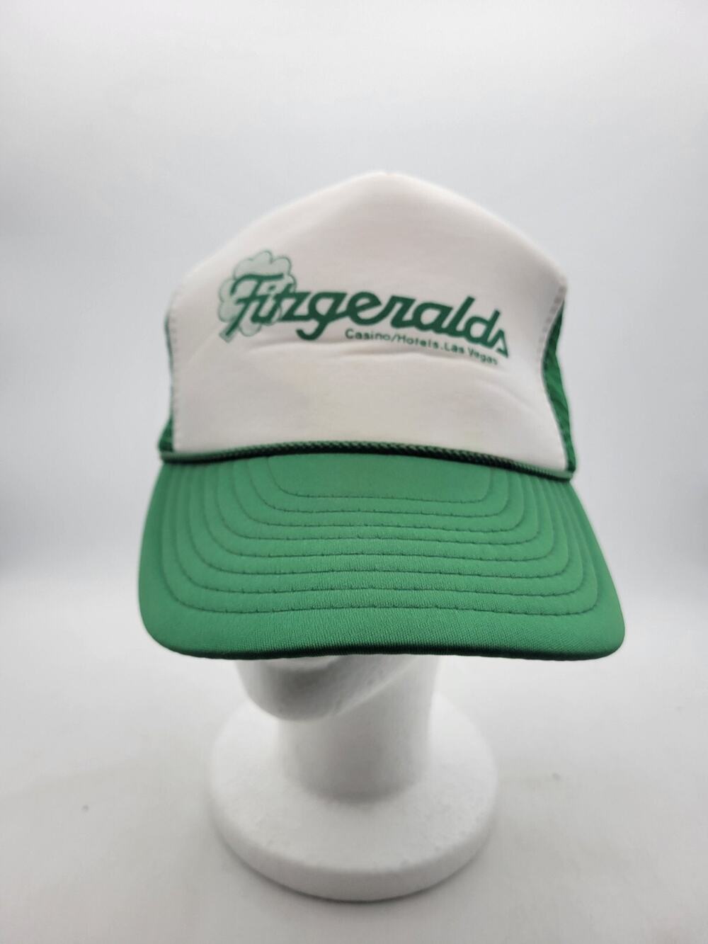 Vtg Fitzgerald’s Casino Hotel Mesh Snap Back Hat 1980's Reno Las Vegas Nevada NV